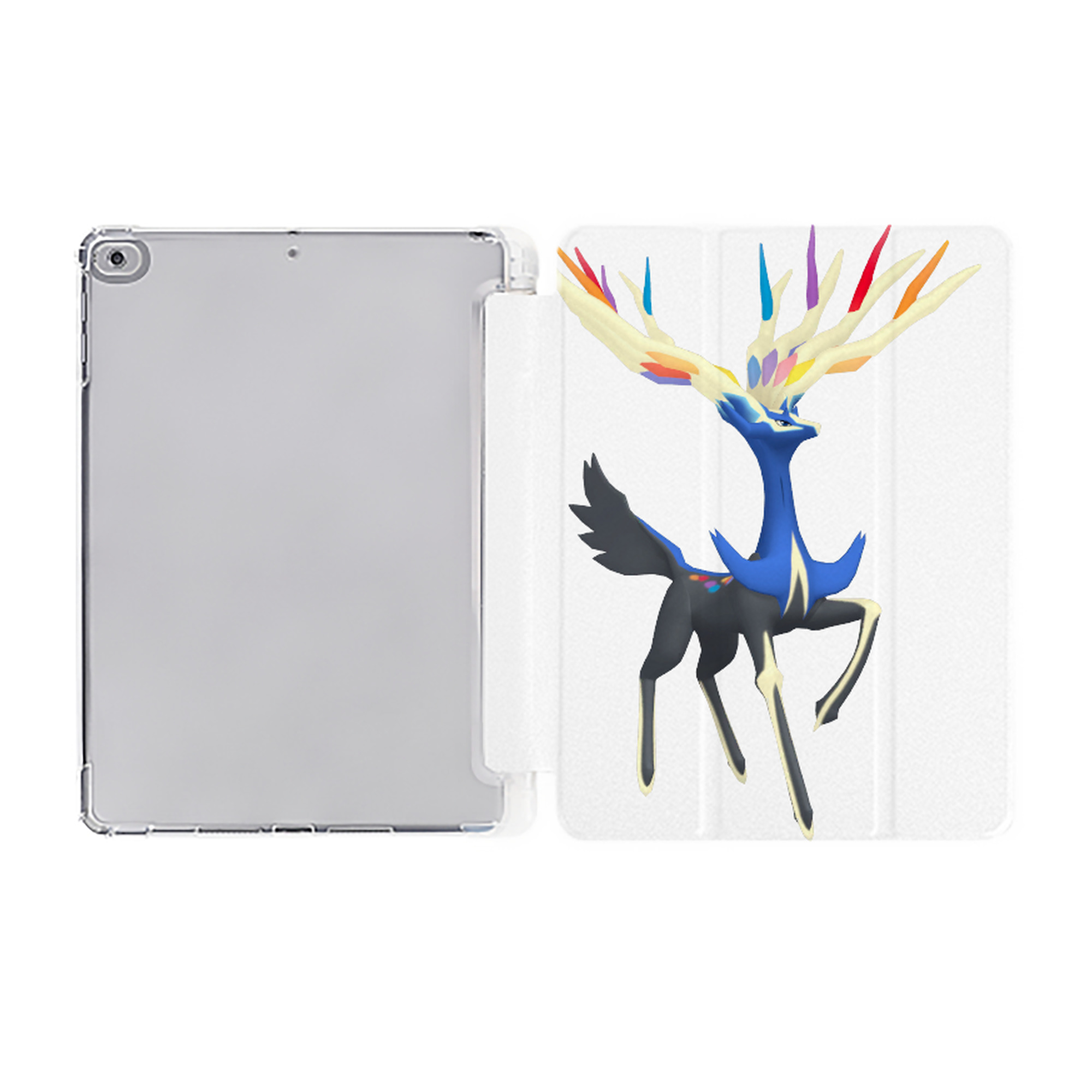 （画像用） ポケットモンスター Pokémon IPad ケース ペン収納付き 三つ折りスタンド PUレザー×シリコン 対応機種9.5/10.5/10.9インチ